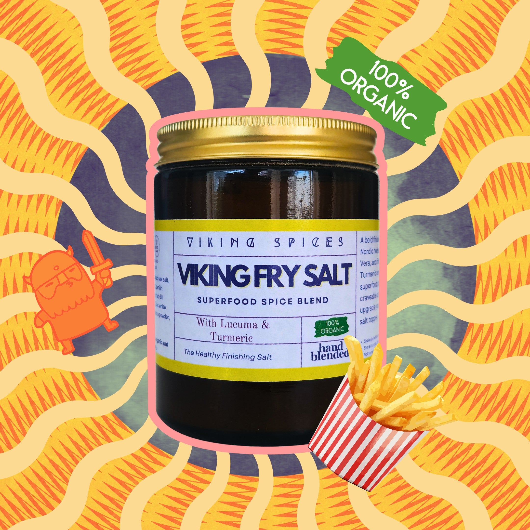 Viking Fry Salt – The Ultimate Finishing Salt With Lucuma & Turmeric